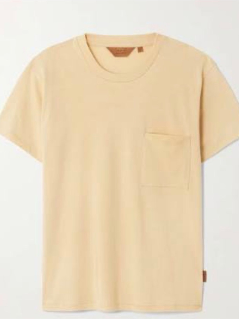 Jamie Haller Pocket Tee Shirt Butter Small